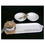 2 Mud Pie Ceramic Serving Dishes-Homemade Dish