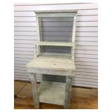 Rustic Farmhouse style wash Stand Window Screen