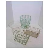 4 Wire Storage container baskets
