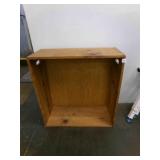 Dove Tail wood box w/cut in handles 28"x28"x11"