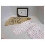 Married Couple Pebble Picture, Paper Wine Bags