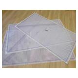 3 Used Megmats by Quilters Rule 40"x72"