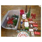 Large Tub Christmas-Lights, signs, Trees, Decorati