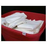 Quilting Batting Pieces w/Tote