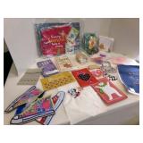 Embroidered & Applique Tote bag Kit, many small