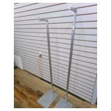 2 Adjustable floor Stand Hanging racks w/6" hook