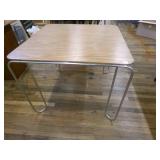 Square Table 36" Chrome legs  29" tall very sturdy