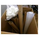Mailing Tubes 25" tubes-21 tubes w/caps