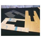 3-Acrylic Sewing Cabinet inserts for assorted mach