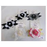 5 NEW Felt Hair Clips