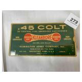 Vintage 45 Colt box & shells