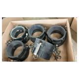 5 - 4" PLASTIC CAM LOCK COUPLING FITTINGS