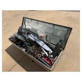 Broken tool box of misc. tools