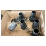 5 - 2" PLASTIC CAM GROOVBE FITTINGS