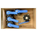 5 - 1 1/2" NORWESCO PLASTIC BALL VALVES