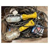 DROP LIGHTS, TROUBLE LIGHTS, SPARE BULBS