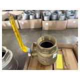 1 - 3" BRASS BALL VALVE