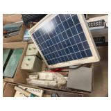 solar panel, electric switches