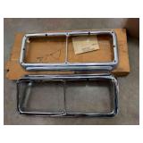 2-Peterbilt Head Lamp Bezels