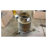 3" BRASS CAM LOCK BALL VALVE