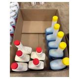 WINDSHIELD WASHER - 5, POWER STEERING FLUID - 5