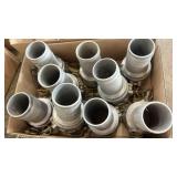 9 - 3" ALIMINUM CAM GROOVE FITTINGS,