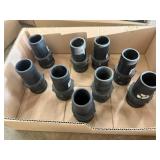 9 - 2" CAM LOCK FITTING MALE ENDS - PLASTIC