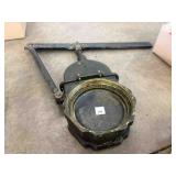 6" BRASS INDUSTRIAL FLOW COMPONENT/LEVER GATE