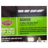 1 - 1 YR OLD BATTERY - 8D, 12V, 250 AMP