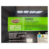 1 - 1 YR OLD BATTERY - 8D, 12V, 250 AMP