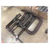 5-large C-Clamps