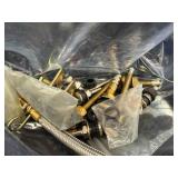 assorted valve stems, fittings