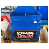 Blue Steel Man metal organizer