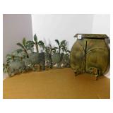 Metal Elephant Pieces (2)