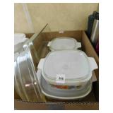 Baking Dishes- Glass (3), Corning (3) (1 box)