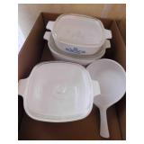 Blue Cornflower Baking Dishes, (4 pieces) (1 box)