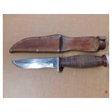 Schrade Walden Single Blade Knife, Holder