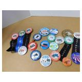 Patches, Pins - Railway, Steam Engine, Etc.