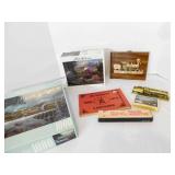 Train Puzzles (2), Brass Train, Other (1 box)