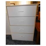 Dresser w/ four Drawers, white