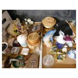 Figurines, Decor, Candle Holders (4 box tops)