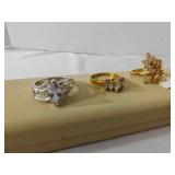 Women's Rings, marked (3)