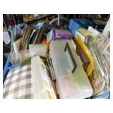 Craft Items, Stickers, Papers (large tub)
