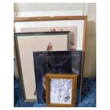 Artwork, mostly framed - animals, wild life (8+)