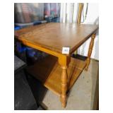 Wood Accent Table 23'h x 24'x24'