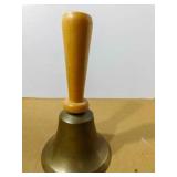 Brass/Wood School Bell, 8' - no clapper
