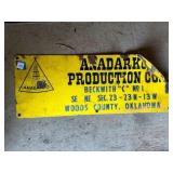 26'x 10' Metal Oil Lease Sign