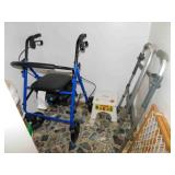 Assistive Items - Walkers (2), Step, Gate