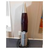 Pliable Art Lamp Rocket Shaped Glitter, red, 20'