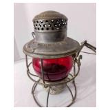 Railroad Lantern DW&P RY Adlake, 9'